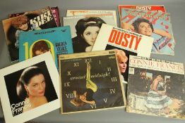 A Collection of LP Records by Popular Female Artists