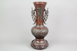 Early 20th Century Japanese Bronze Vase