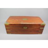 A Mahogany Campaign Writing Box