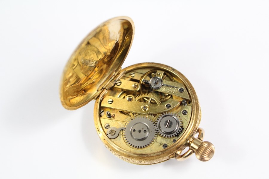 18ct Yellow Gold Lady's Watch and Fob - Image 4 of 7