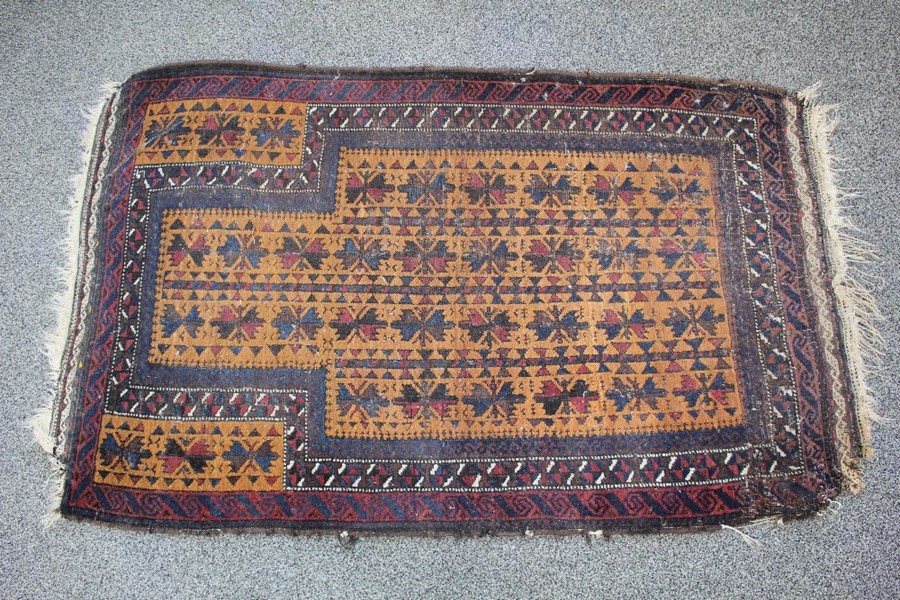 A Belouch Prayer Rug - Image 2 of 3