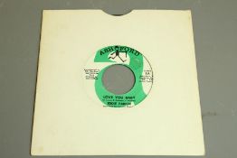 Eddie Parker "Love You Baby" 45 rpm Record