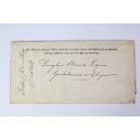 1838 Yorkshire Fire & Life Insurance Company Policy
