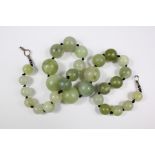 Graduated Jade Bead Necklace