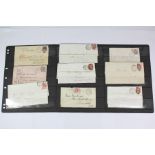 1860-85 GB Surface Printed Stamps on Nine Covers