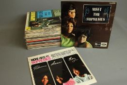 A Collection of Diana Ross and The Supremes LP Records