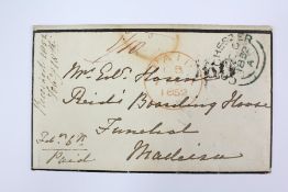 1852 Letter to Reid's Boarding House Madeira