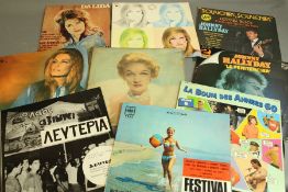 A Collection of European Artist LP Records
