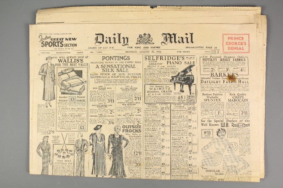 Eleven Early 20th Century Newspapers - Image 6 of 9
