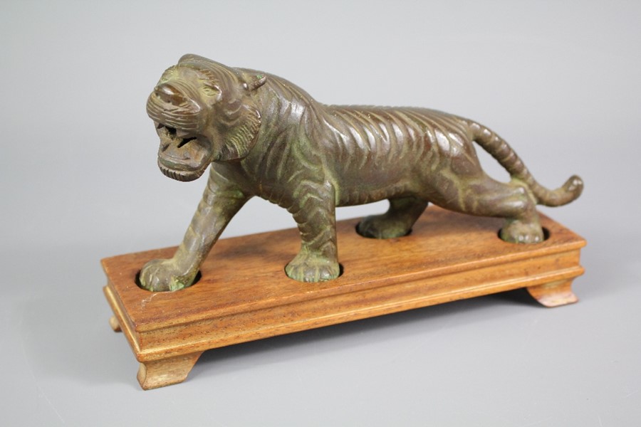 20th Century Bronzed Tiger - Image 3 of 3