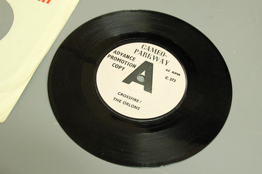 The Orlons "Crossfire" Advanced Promotional Copy 45 rpm Record - Image 2 of 4