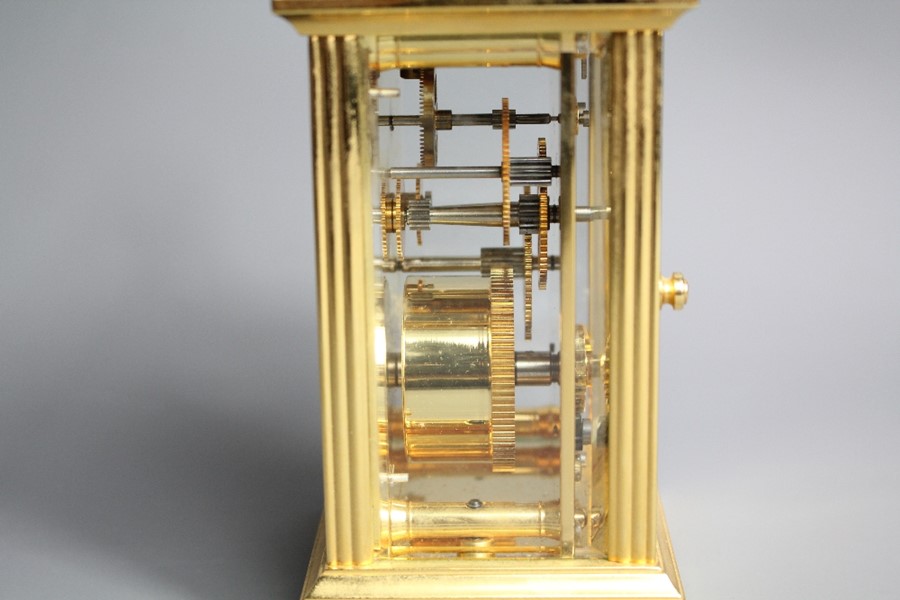 An English Brass Carriage Clock - Image 4 of 8