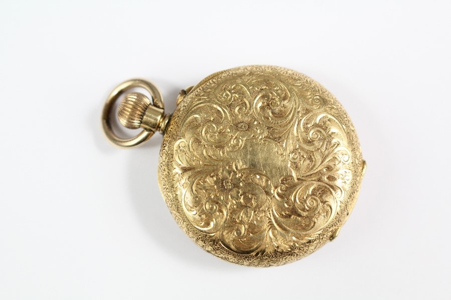 18ct Yellow Gold Lady's Watch and Fob - Image 3 of 7
