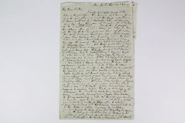 1843 Letter from William Aldam MP