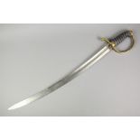 Mid-19th Century Constable Cutlass