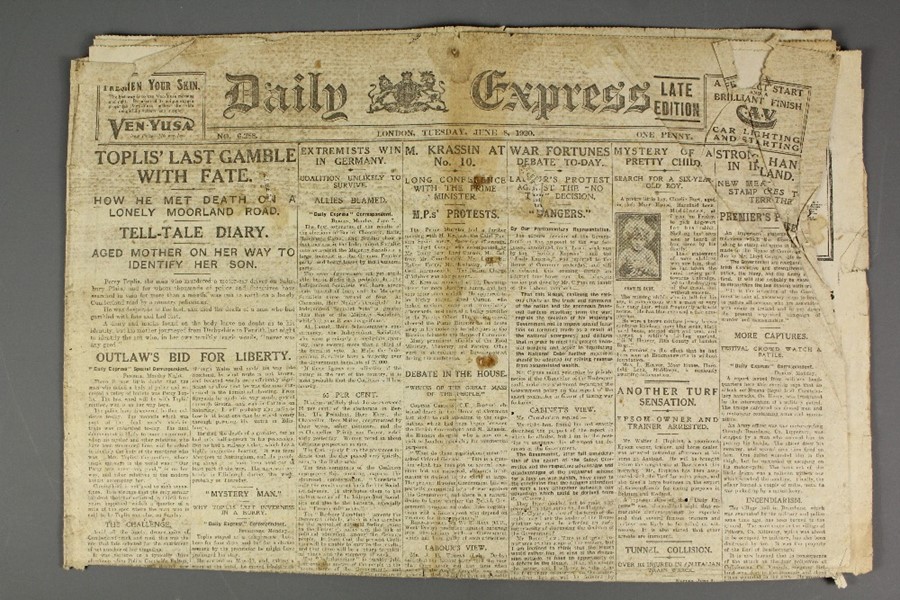 Eleven Early 20th Century Newspapers - Image 2 of 9