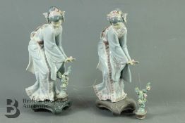 Lladro Figurines - Geisha