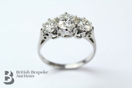 Platinum and Diamond Ring