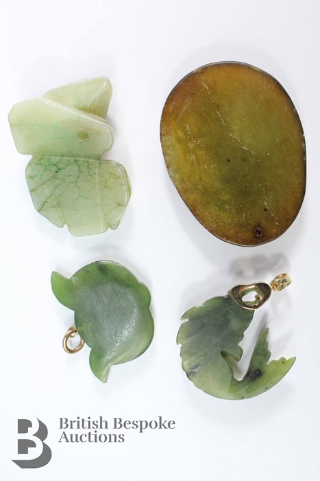 Four Jade Pendants - Image 2 of 2