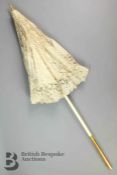 19th Century Russian Gold Handled Parasol