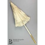 19th Century Russian Gold Handled Parasol