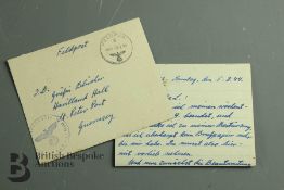 Guernsey WWII Feldpost Letter