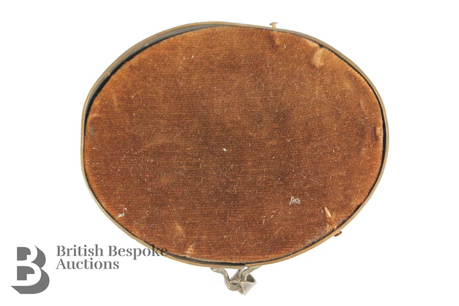 Late 19th Century Oval Miniature - Image 4 of 4