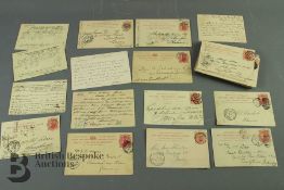 1875-1902 Cards from GB to Europe