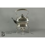 Silver Plated Spirit Kettle and Stand
