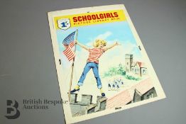 Original Artwork for the Cover of Schoolgirls Picture Library