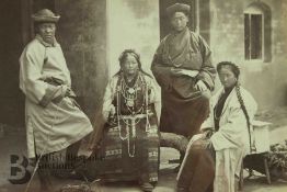 Bhutan Interest - Sepia Toned Photograph