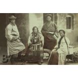 Bhutan Interest - Sepia Toned Photograph