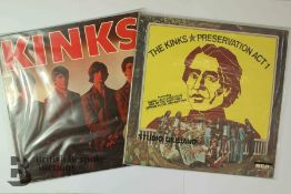 Two LP Records By The Kinks