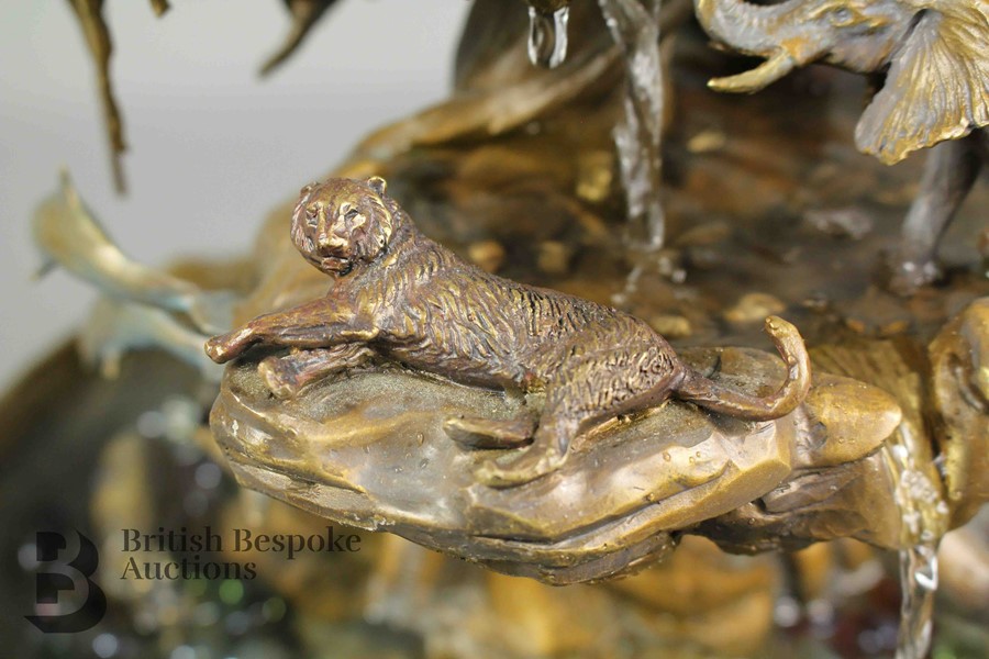 Bronze Creations of the Earth Table Fountain - Image 8 of 19
