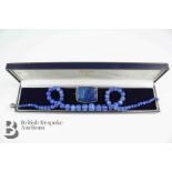 Lapis Lazuli Graduated Beaded Necklace