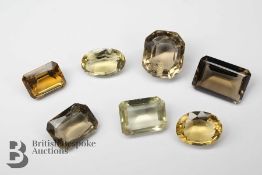 Loose Stones - 70cts of Miscellaneous Citrine/Quartz