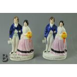 Two 19th Century Staffordshire Figurines