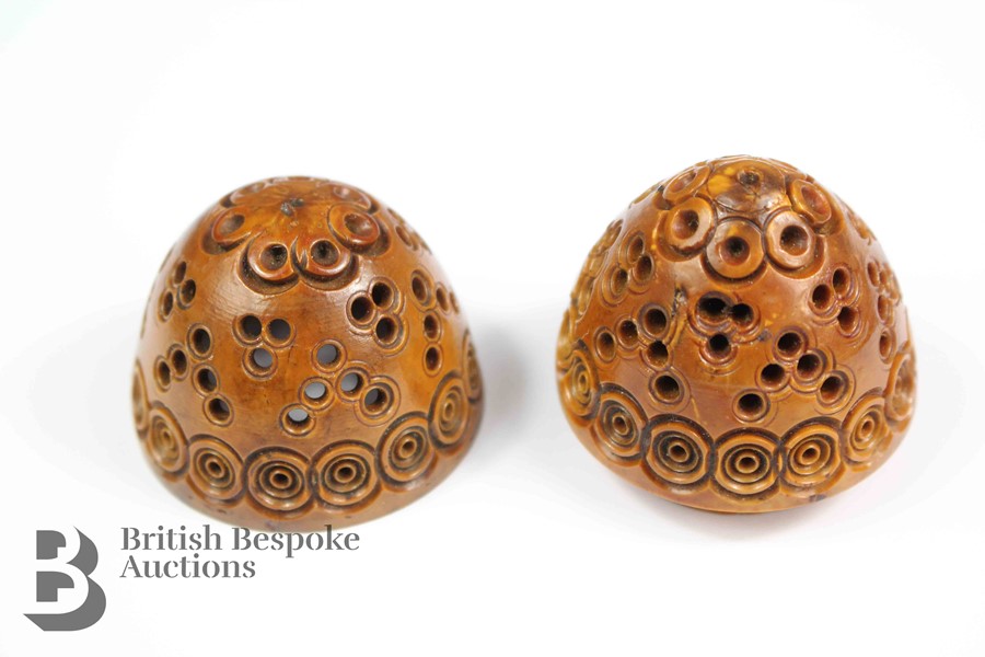 Early 19th Century Coquilla Nut Pomander - Image 2 of 4