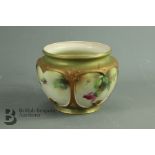 Royal Worcester Hadley Roses Jardiniere