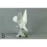 Lladro Figurine - White Turtle Dove