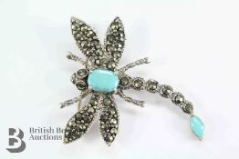 A Silver Dragonfly Brooch