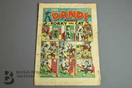 Six Early Copies of The Dandy Comic