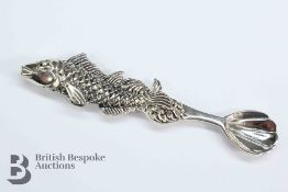 A Silver Caviar Spoon