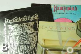 Three Hawkwind LP Records