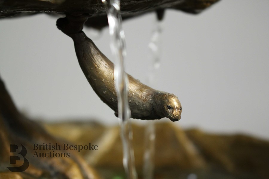 Bronze Creations of the Earth Table Fountain - Image 6 of 19