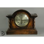An Oak Mantel Clock