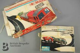 Minic European Silver Eight Trophy Race and Motorail Transporter Set