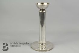 Jean Eugene Després Silver Plated Candlestick