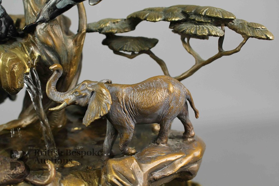 Bronze Creations of the Earth Table Fountain - Image 9 of 19