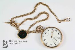 9ct Gold Trojan Pocket Watch